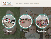 Tablet Screenshot of nestfamilycentre.com